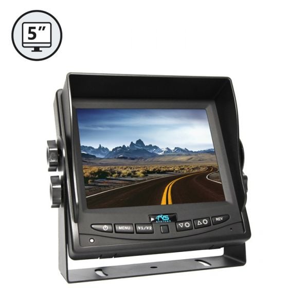 RVS Systems RVS-6033 5" LED Digital Color Rear View Monitor (With Power Harness) RVS-6033 by RVS Systems