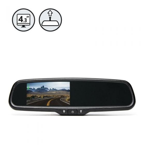 RVS Systems RVS-718-4CH G-Series 4.3" 4 Channel Rear View Mirror Monitor RVS-718-4CH by RVS Systems