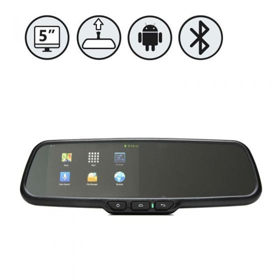 RVS Systems RVS-718-5 G-Series Rear View Replacement Mirror Monitor with 5 inch Android Operated Display RVS-718-5 by RVS Systems