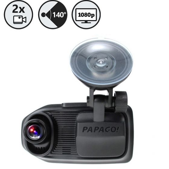 RVS Systems GS-760 Papago! GoSafe 760 Dual Dash Camera With 140° Wide Angle GS-760 by RVS Systems