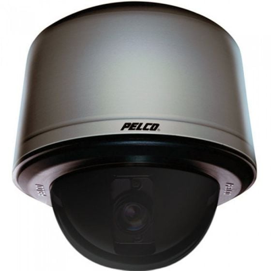 Pelco SD423-PG-E0-X 540 TVL Analog Smoked Indoor /Outdoor Dome Camera, 23X, Light Gray, PAL SD423-PG-E0-X by Pelco