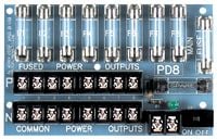 ماژول توزیع برق Altronix PD8، 8 خروجی فیوز شده تا 28VAC/VDC، برد PD8 توسط Altronix
