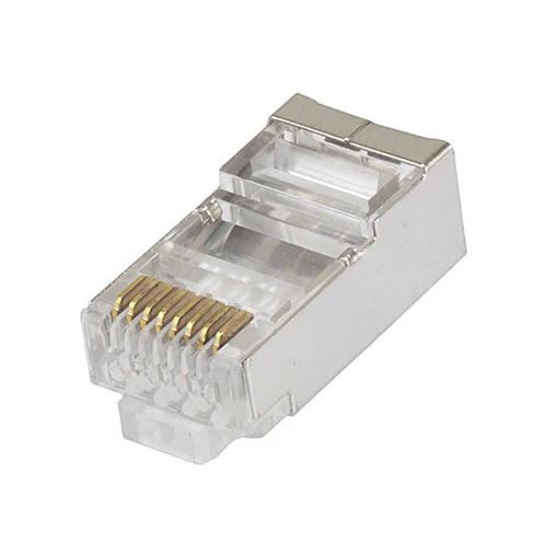 Triplett CAT6-HSPS-FP CAT6 RJ45 Shielded Pass-Thru Modular Connector, 50 Pack CAT6-HSPS-FP by Triplett