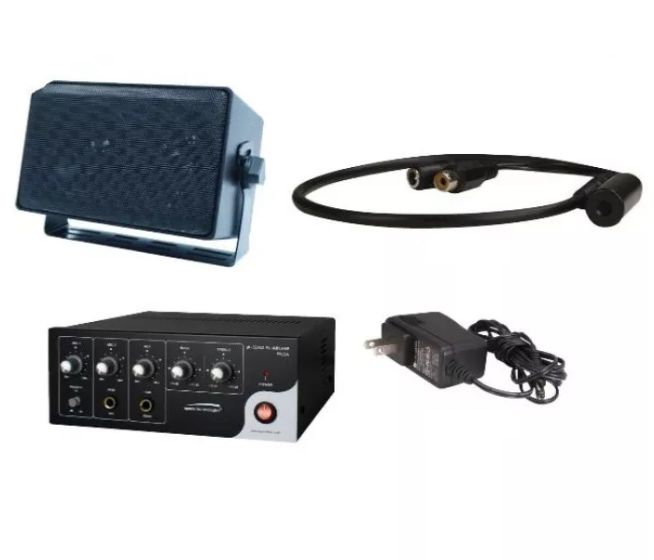Speco 2WAK3 Two-way Audio Kit for DVR's with PBM30 Amplifier 2WAK3 by Speco