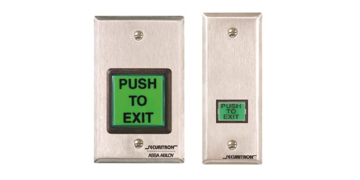 Securitron EEB2 Emergency Exit Button with 30 Second Timer, Single Gang, Green/Red/Handicap EEB2 by Securitron