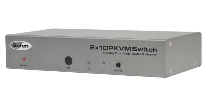 Linear EXT-DPKVM-241 2x1 DisplayPort KVM Switcher EXT-DPKVM-241 by Linear