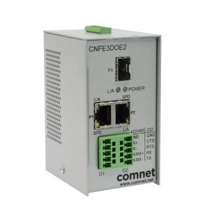 Comnet CNFE3DOE2-M RS232/422/485 Data Over Ethernet Terminal Server CNFE3DOE2-M by Comnet