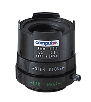 Computar T0412FICS Monofocal 4mm f1.2 with Iris & Focus T0412FICS by Computar