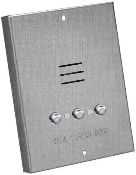 Alpha IS407S 4 Wire Vandal-Resistant Apartment Intercom Station with Metal Pushbuttons and Screw Terminals IS407S by Alpha