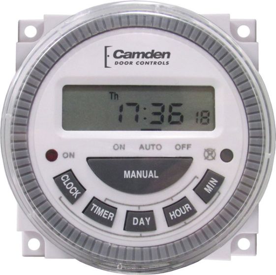 Camden Door Controls CX-247H-24 7 Day Programmable Timer with First-Man in Function CX-247H-24 by Camden Door Controls