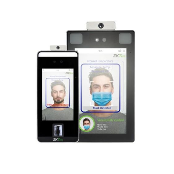ZKAccess SF1008PLUS Face, Palm, Body-Temperature and Mask Detection Reader SF1008PLUS by ZKAccess