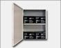 Altronix BC400SG Enclosure, 15.5"H x 12.25"W x 4.5"D, Grey, 19 Gauge, Indoor, includes battery shelf BC400SG by Altronix