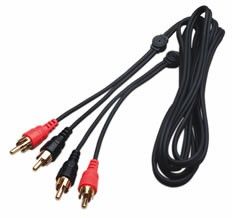 Bogen SRCA6 Stereo RCA to RCA Cable, 6' SRCA6 by Bogen
