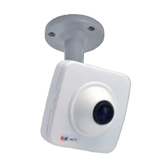 ACTi E16 10 Megapixel Indoor Fisheye Cube Camera, 1.37mm Lens E16 by ACTi