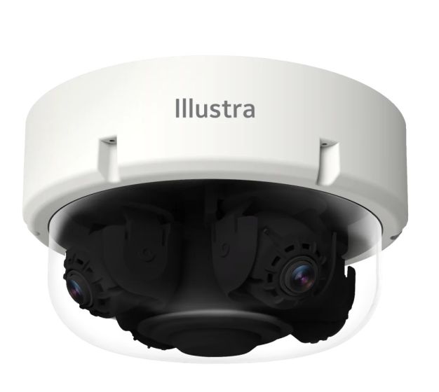 Exacq IPS20-M12-OTA4 20 Megapixel Network Outdoor Dome Camera with 2.7-13.5mm Lens IPS20-M12-OTA4 by Exacq