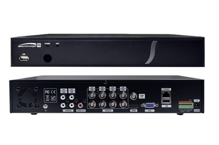 Speco D8VX4TB 8 Channel HD-TVI Digital Video Recorder, 4TB D8VX4TB by Speco