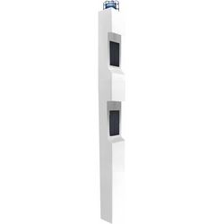 Aiphone TW-22W 3-Module Dual Station Intercom Tower, White TW-22W by Aiphone