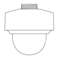 Pelco IMEPM-E Sarix Enhanced Environmental Pendant Mount for Dome Camera IMEPM-E by Pelco