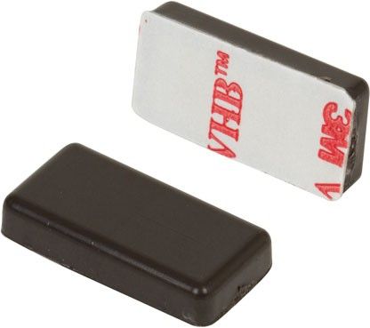 Nascom MN123787BP H1/8" x W3/8" x L7/8" Overmolded Bar Magnet Brown MN123787BP by Nascom