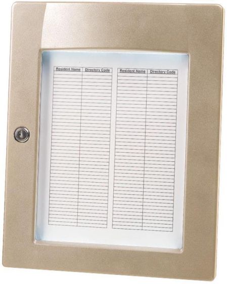 Alpha ELD1N Sep Lighted Directory, Nickel ELD1N by Alpha