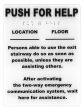 Alpha RSN7049 Instruction+Location Wall Sign RSN7049 by Alpha