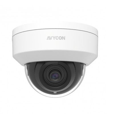 Avycon AVC-ND51F28 5 Megapixel Indoor IR Dome IP Camera, 2.8mm Lens, White AVC-ND51F28 by Avycon