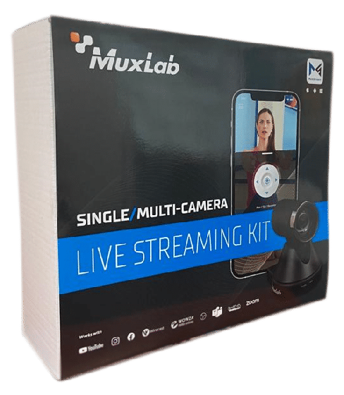 MuxLab 500786 2 Megapixel Network Pedestal PTZ Camera with 12X Lens 500786 by MuxLab