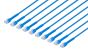 Intellinet 745246 Cat6 U/UTP FlexiBoot Slim Network Patch Cable, 3 Feet, Blue, 10-Pack 745246 by Intellinet