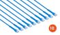 Intellinet 745246 Cat6 U/UTP FlexiBoot Slim Network Patch Cable, 3 Feet, Blue, 10-Pack 745246 by Intellinet