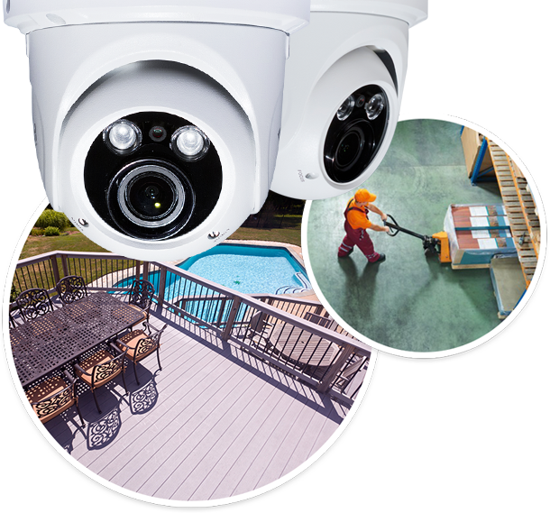 2 camera complete surveillance system