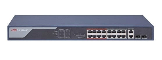 HIKVISION DS-3E1318P-E 16ポート PoEスイッチングハブ DS-3E1318P-EI - Switches - Hikvision Global